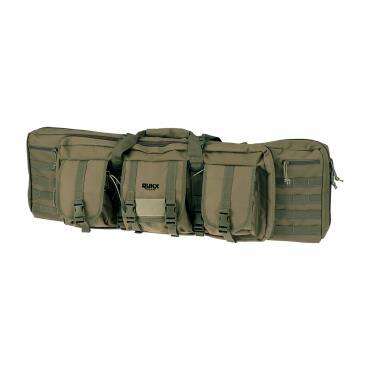 Soft Gun Cases American Tactical Imports Ready Series ATI TACTICAL 42" DOUBLE RIFLE BAG GREEN RUKX GEAR • Model: Ready Series